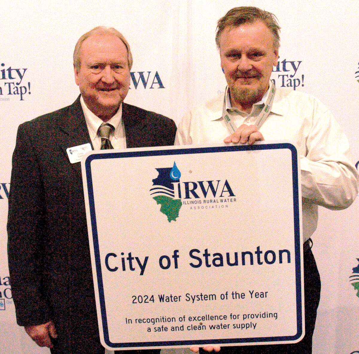 Illinois Rural Water Association Designates the City of Staunton as ...